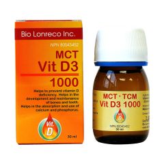 Bio Lonreco MCT Vit D3 1000 IU, 30 ml