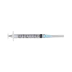 BD Syringe W Needle PrecisionGlide 3 mL 25G x 1 In., 100 Count