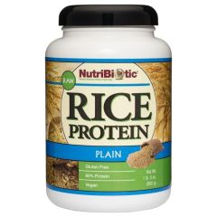 NutriBiotic Plain Rice Protein, 1lb 5oz