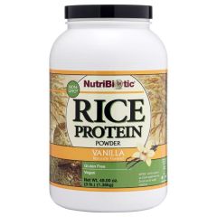 NutriBiotic Vanilla Rice Protein, 3lb