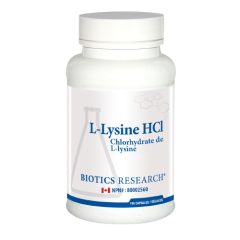 Biotics Research L-Lysine HCl,  100 capsules