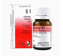 Dr. Reckeweg Schuessler Salts S1 Calcarea fluorica 12X, 200 tablets (20 g)