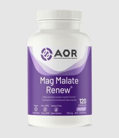 AOR Magnesium Malate Renew, 793mg, 120 Capsules