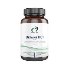 Designs for Health Betaine HCl with Pepsin, 120 Capsules