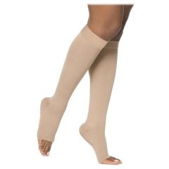 Sigvaris 863CSSO-66/S Pair Calf W/Grip 30-40mm Light Beige, SS