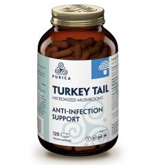 PURICA Turkey Tail, 120 Capsules