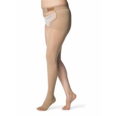 Sigvaris 863WSLO-66/L Left Each Thigh W/Waist 30-40mm Light Beige, SL