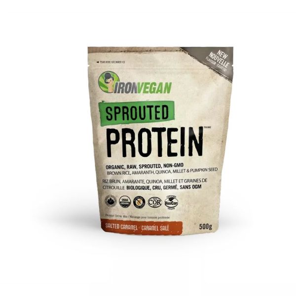 Iron Vegan Sprouted Protein Salted Caramel